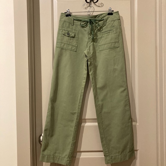Anthropologie Pants - Anthropologie Hei Hei Green pants, size 4?